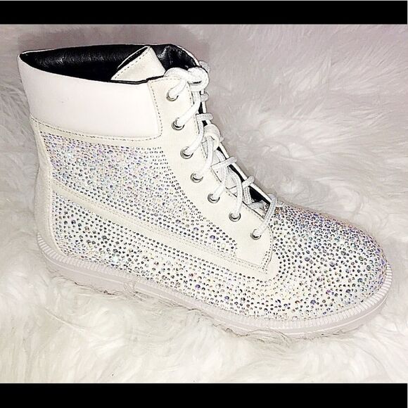 New arrivals 🔥Women's Iridescent rhinestone boot - Picture 2 of 8